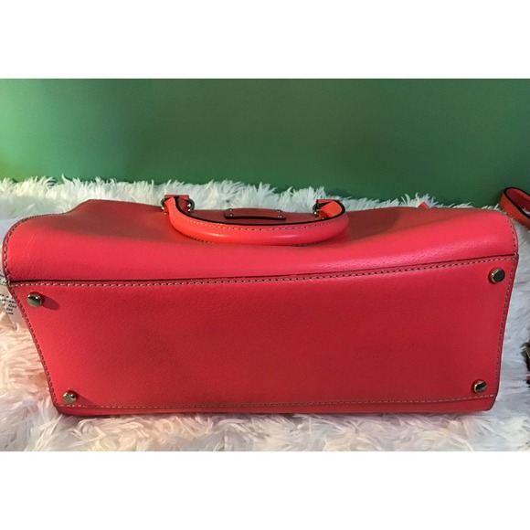 Kate Spade Flamingo Pink Stuctured Handbag/Crossbody - Picture 5 of 8